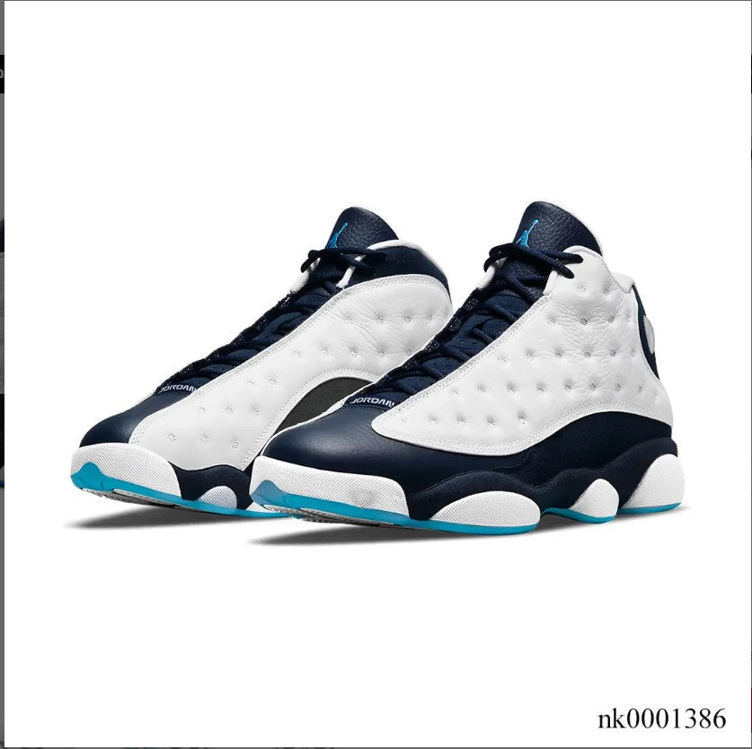 Air Jordan 13 Retro White Obsidian Powder Blue Shoes Sneakers