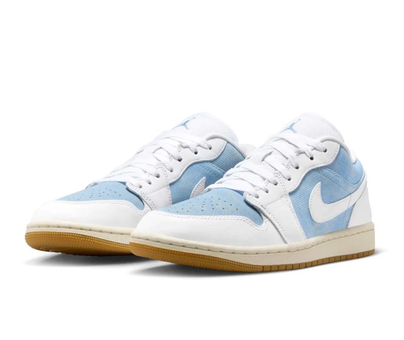 Air Jordan 1 Low Worn Blue Shoes Sneakers