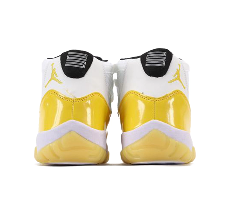 Air Jordan 11 White Yellow Shoes Sneakers