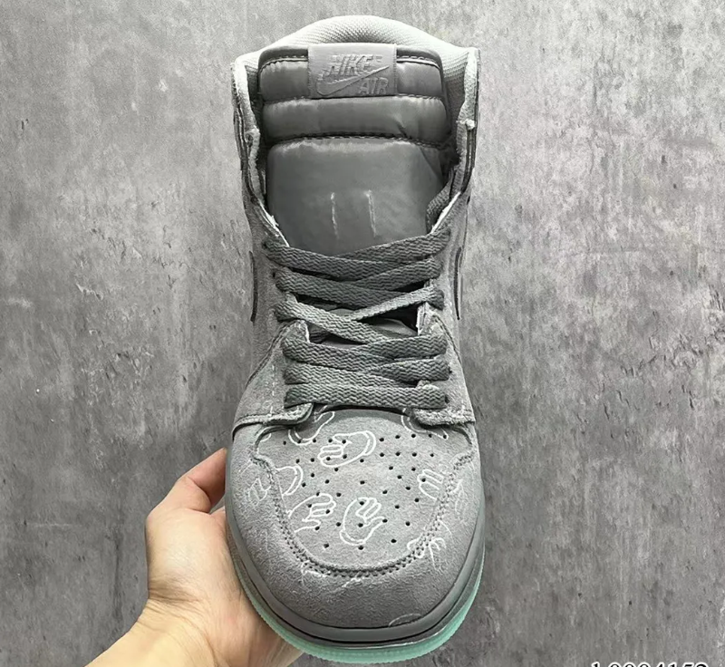 KAWS x Air Jordan 1 High Cool Grey Shoes Sneakers