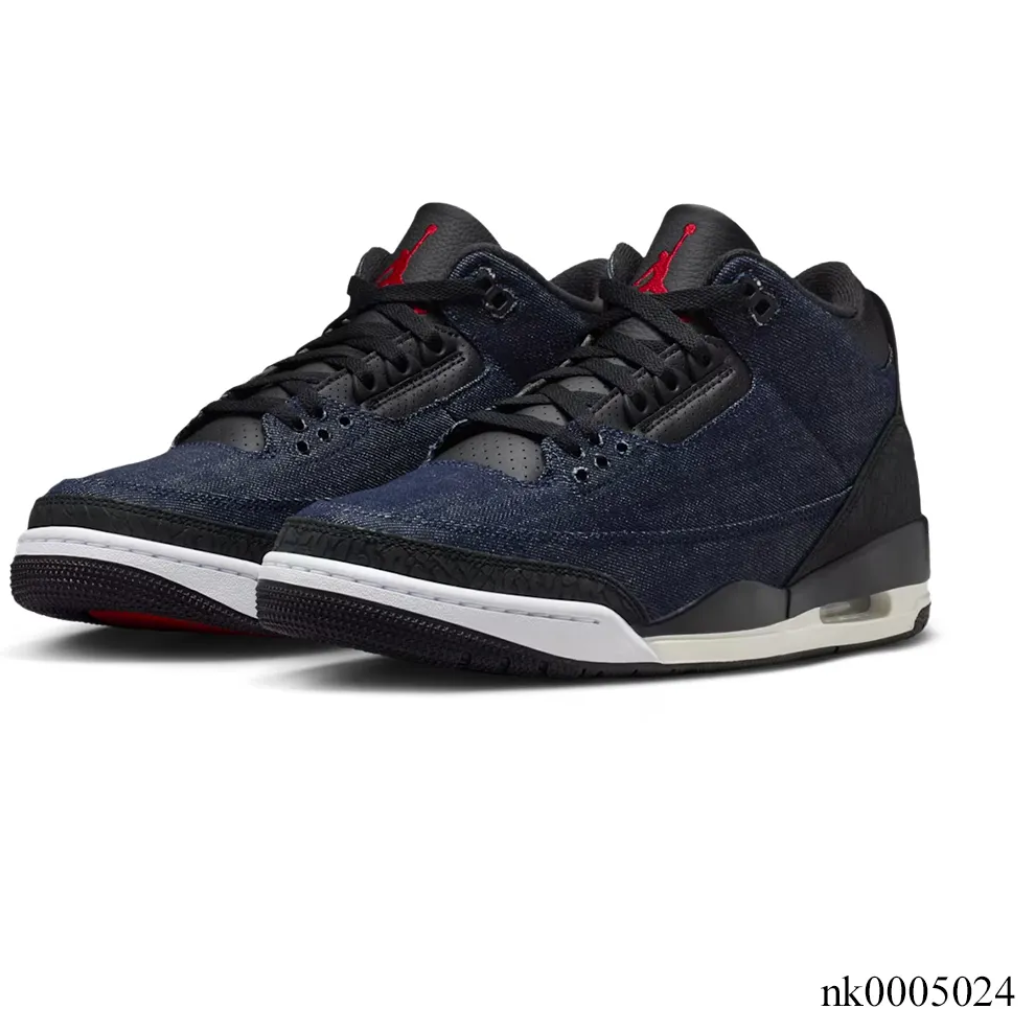 Levi’s x Air Jordan 3 Indigo Shoes Sneakers