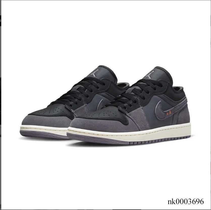 Air Jordan 1 Low Craft Inside Out Black Shoes Sneakers