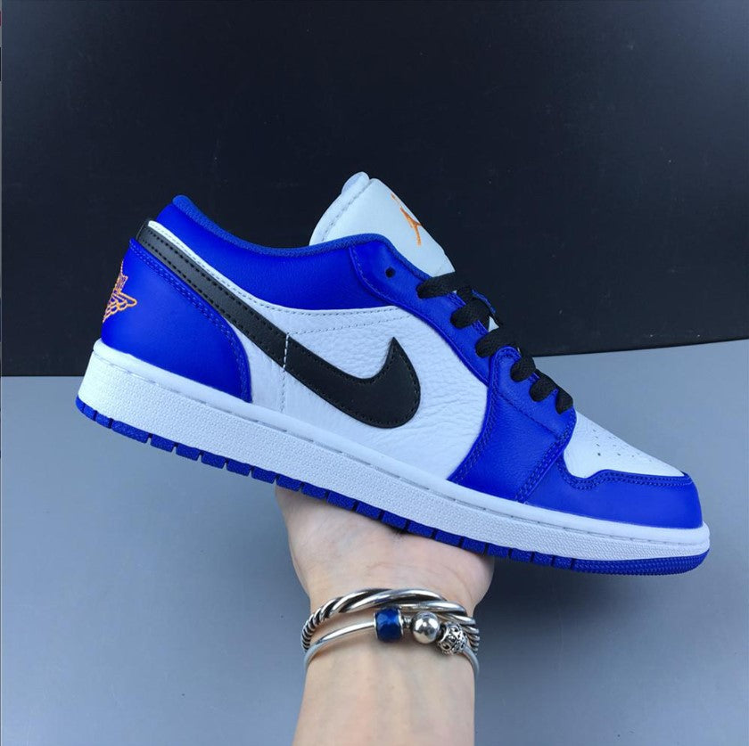 Air Jordan 1 Low Hyper Royal Orange Peel Shoes Sneakers