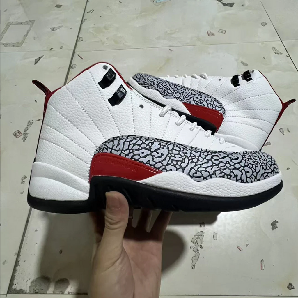 Air Jordan 12 Elephant Print Shoes Sneakers