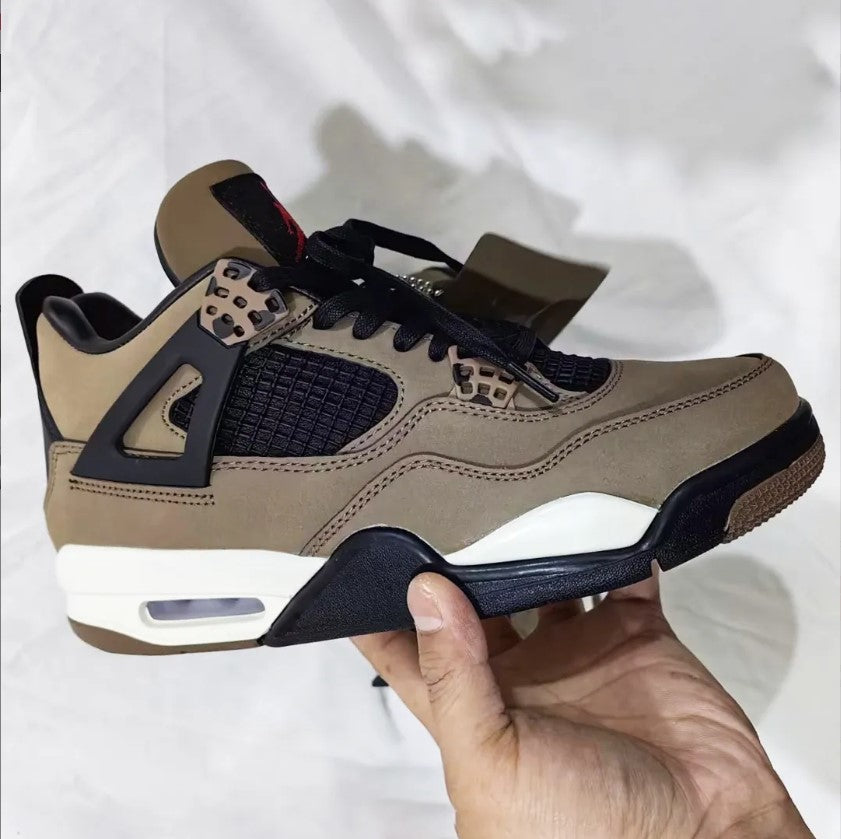 Travis Scott x Air Jordan 4 Olive Shoes Sneakers