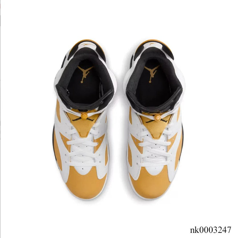 Air Jordan 6 Yellow Ochre Shoes Sneakers