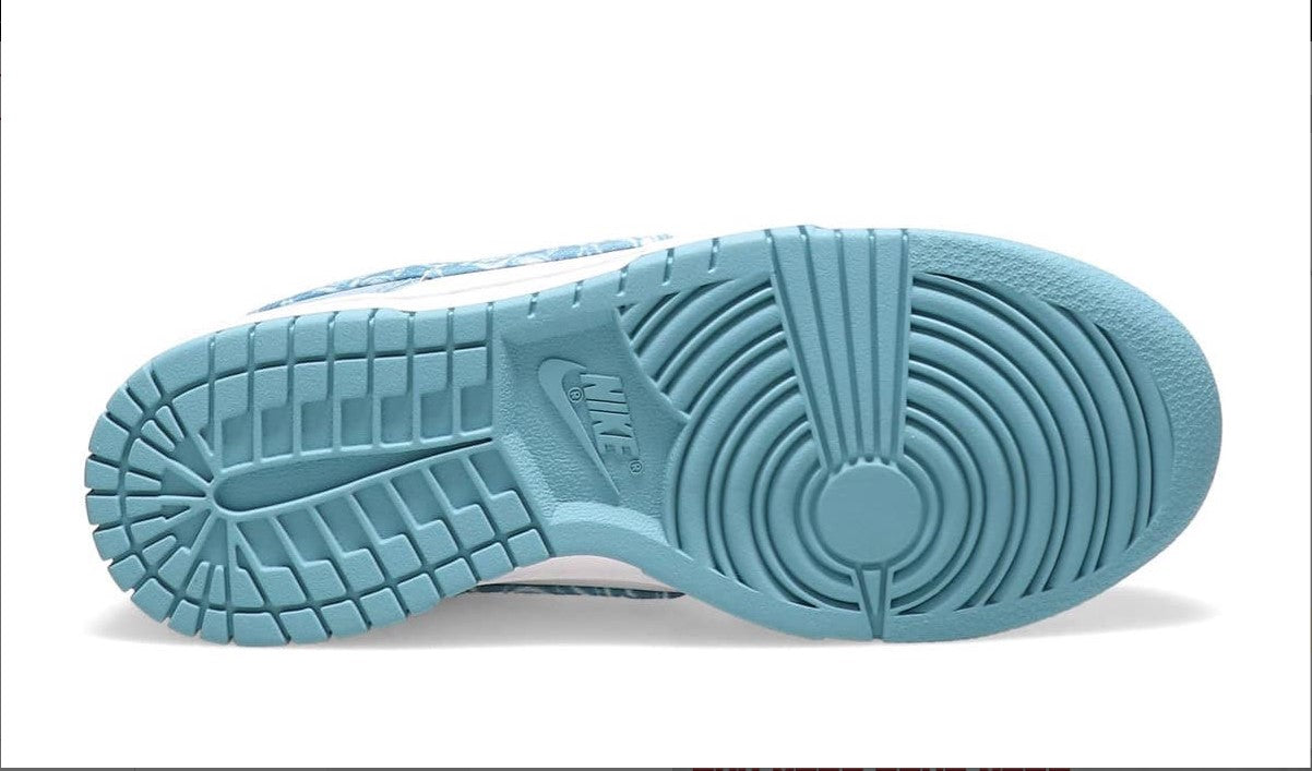 Nike Dunk Low Essential Blue Paisley Shoes Sneakers