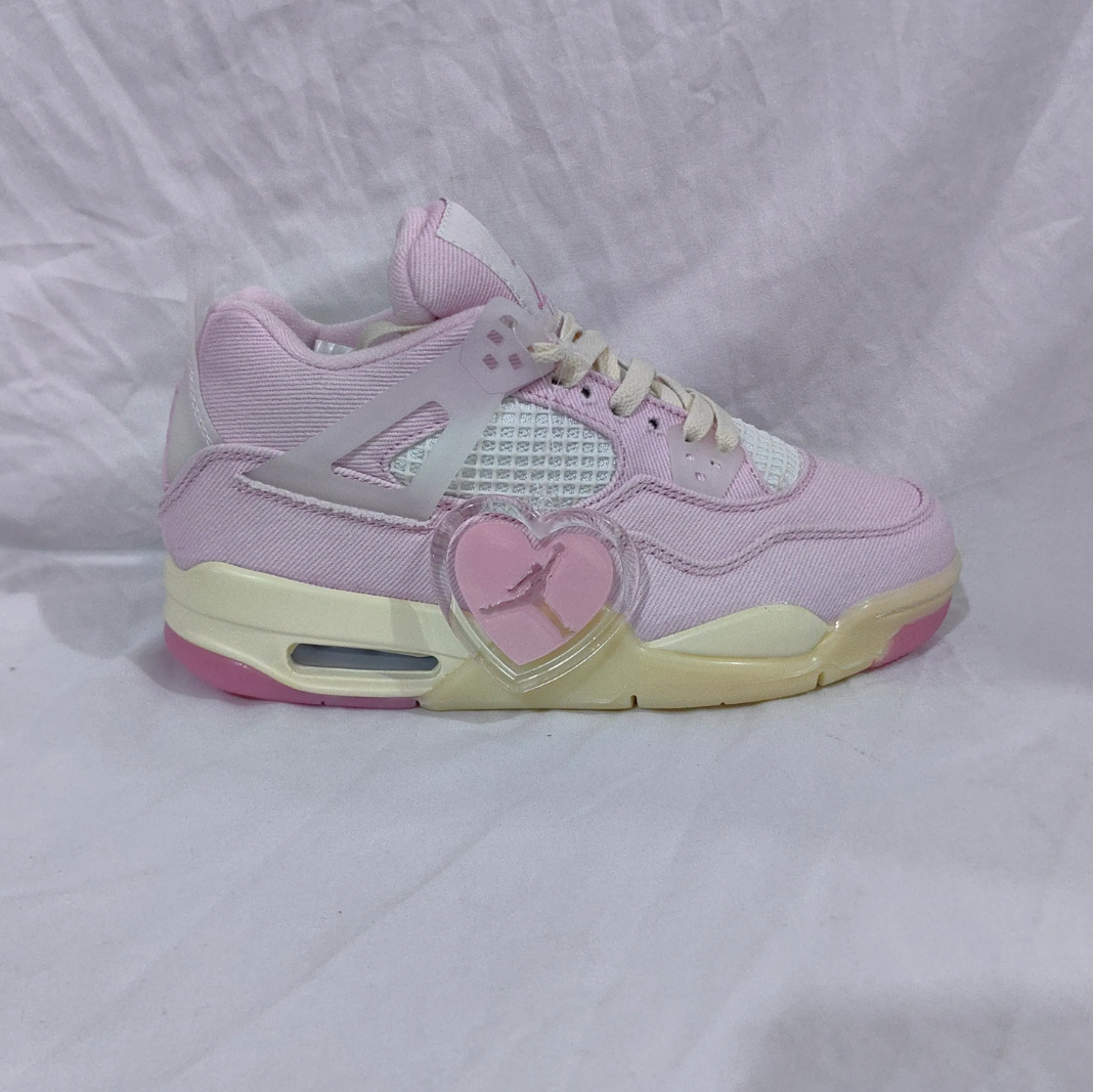 Air Jordan 4 Denim Iced Carmine Shoes Sneakers
