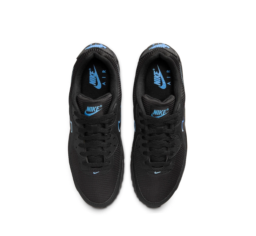 Air Max 90 Black University Blue Shoes Sneakers