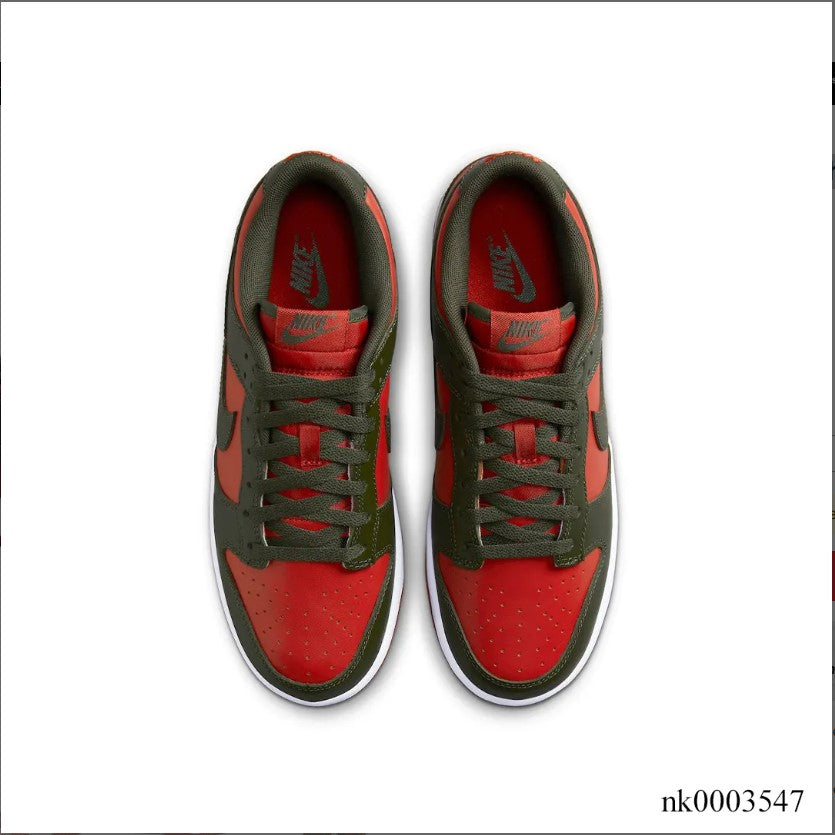 Dunk Low Mystic Red Cargo Khaki Shoes Sneakers