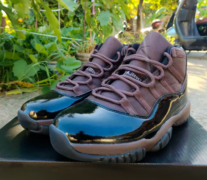 Air Jordan 11 Black Brown Shoes Sneakers