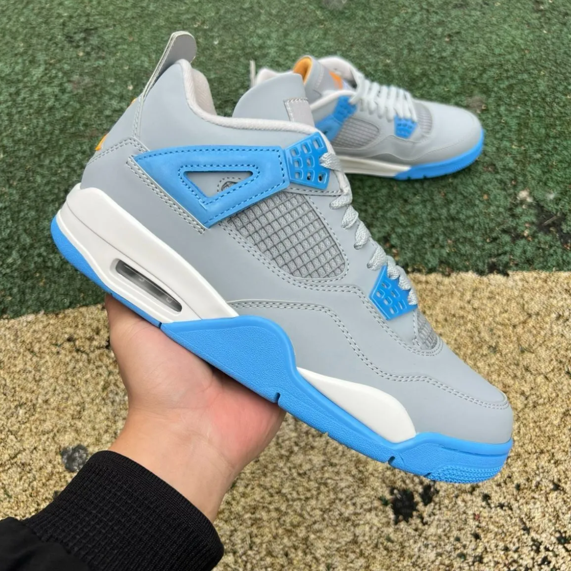 Air Jordan 4 LS Mist Blue Shoes Sneakers