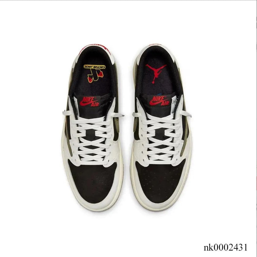 Travis Scott x Air Jordan 1 Low OG Olive Shoes Sneakers