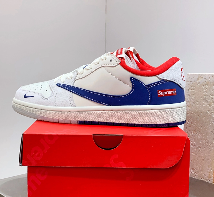 Air Jordan 1 x Travis Scott x Supreme Shoes Sneakers