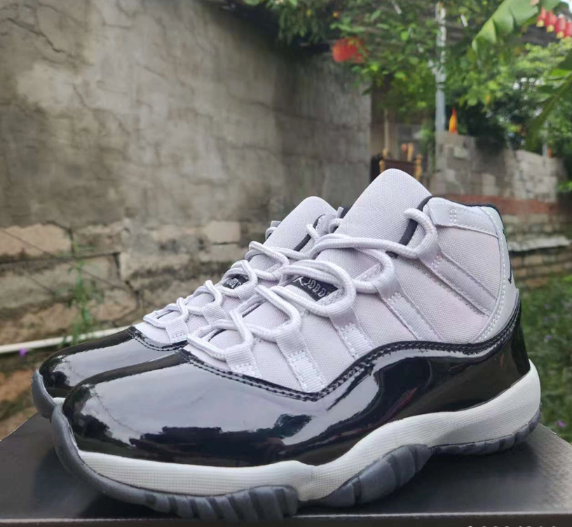 Air Jordan 11 Grey Black Shoes Sneakers