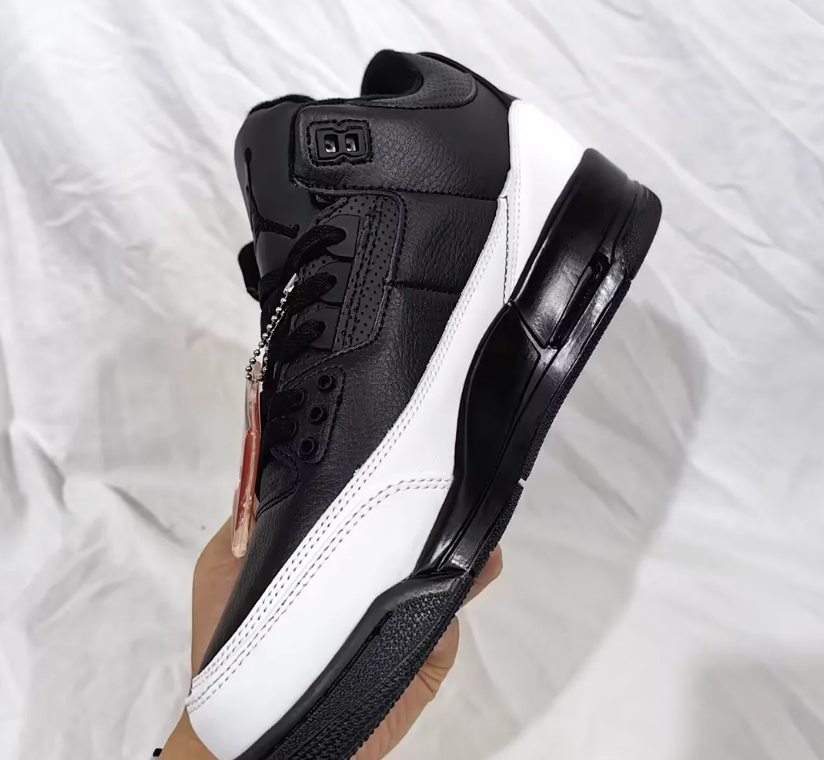 Fragment x AJ 3 Black White Sample Shoes Sneakers