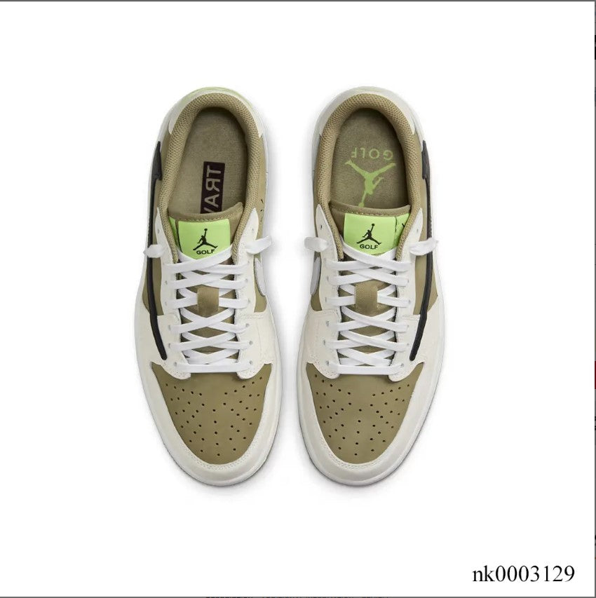 Travis Scott x AJ 1 Low Golf Neutral Olive Shoes Sneakers