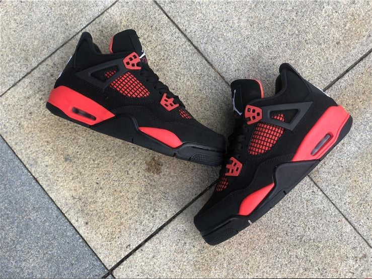 Air Jordan 4 Retro Red Thunder Shoes Sneakers