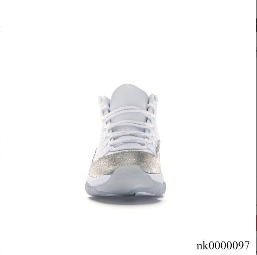 Air Jordan 11 Retro White Metallic Silver (W) Shoes Sneakers
