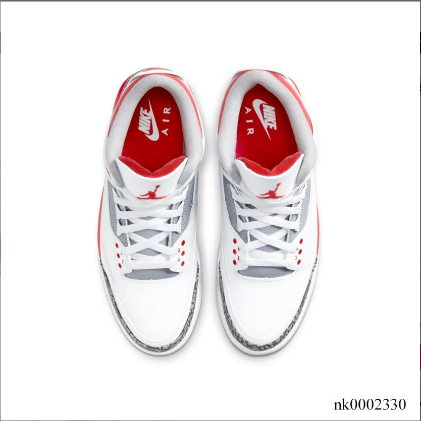 Air Jordan 3 Retro Fire Red Shoes Sneakers