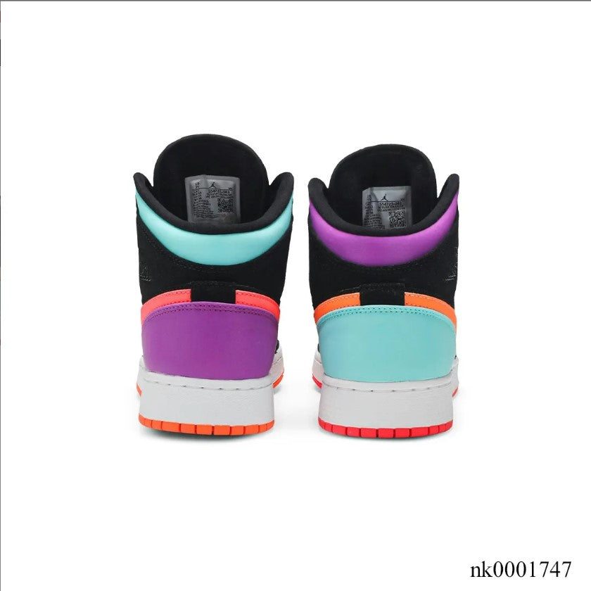 Air Jordan 1 Mid Multi-Color Shoes Sneakers
