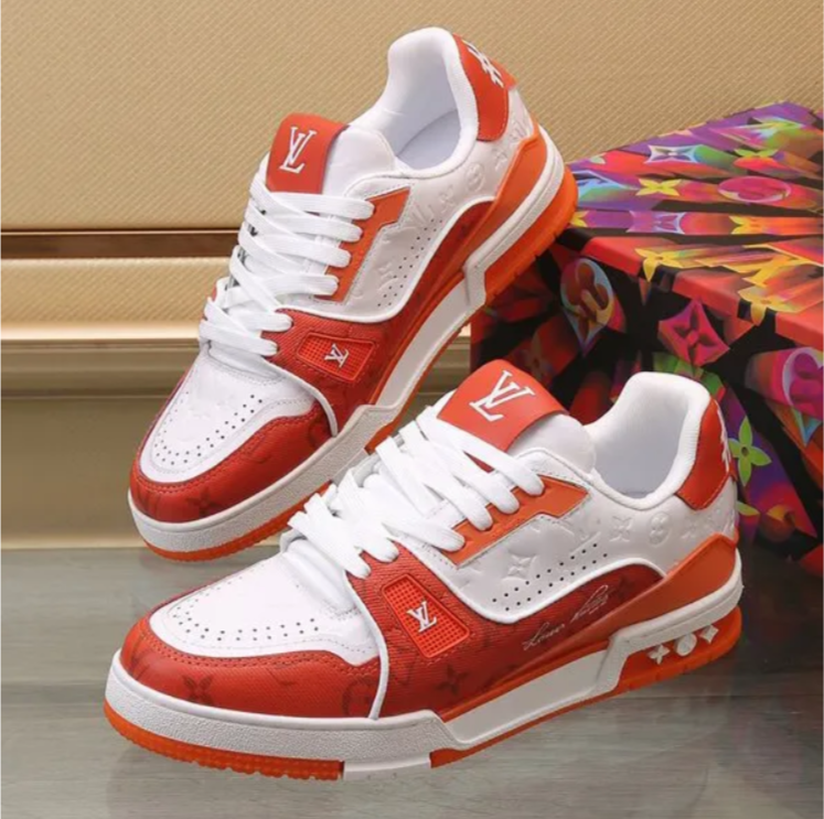 LV Trainer 54 ‘Orange Monogram’ Shoes Sneakers