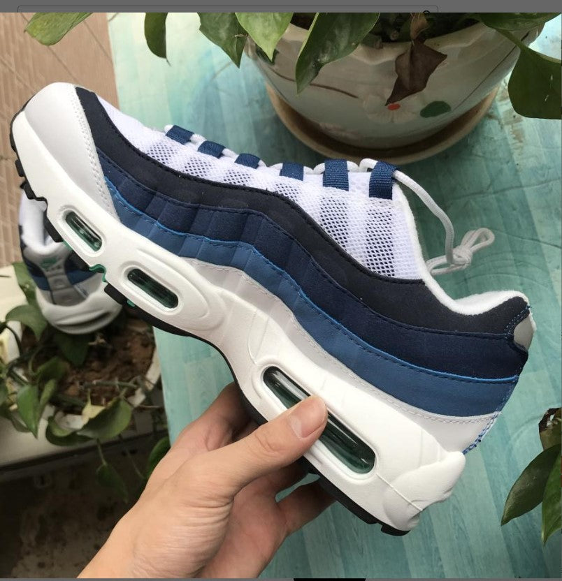 Air Max 95 White Slate Blue Shoes Sneakers