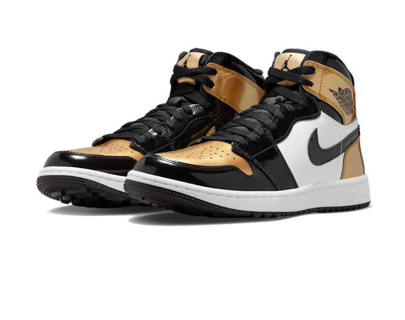 Air Jordan 1 High Gold Toe Shoes Sneakers