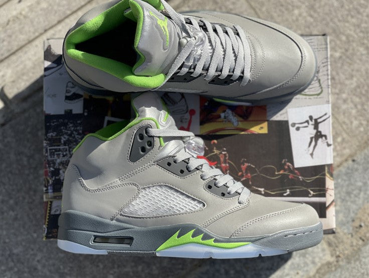 Air Jordan 5 Green Bean Shoes Sneakers