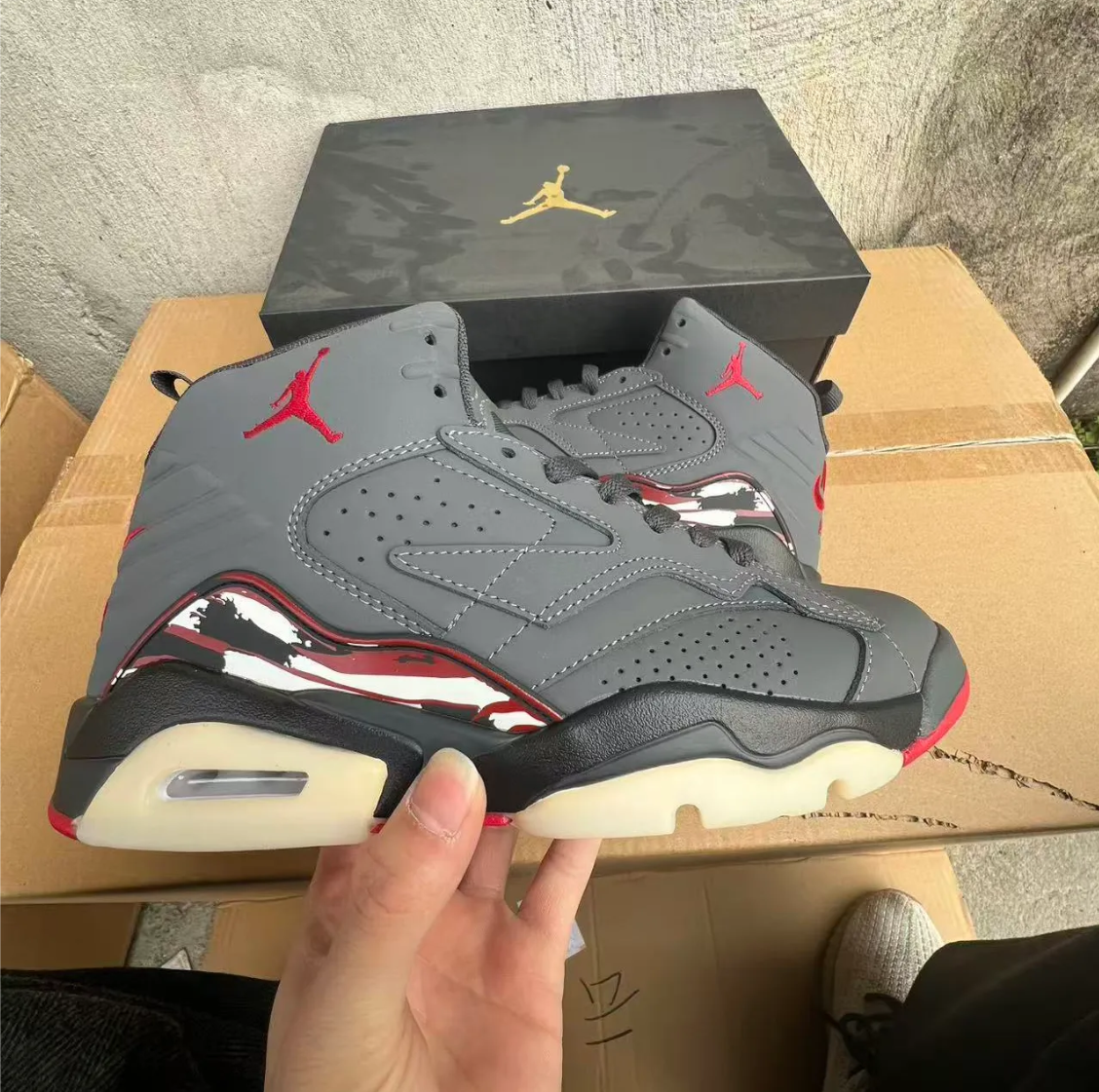 Air Jordan MVP ‘Anthracite Gym Red’ Shoes Sneakers
