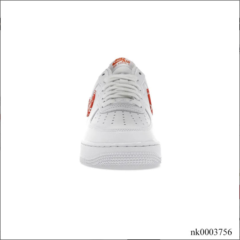 Air Force 1 Low Orange Paisley Shoes Sneakers