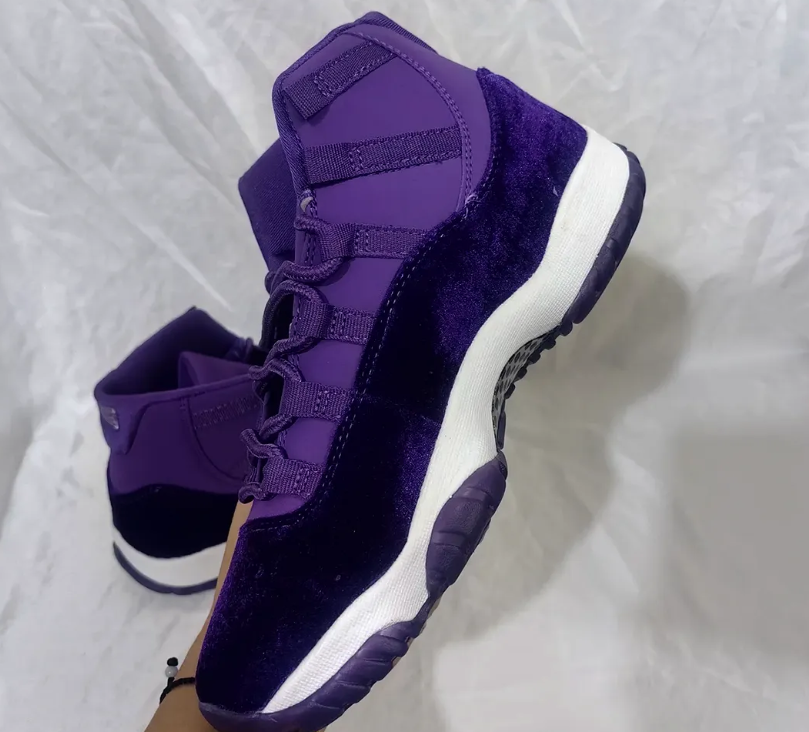 Air Jordan 11 Purple Rain Shoes Sneakers