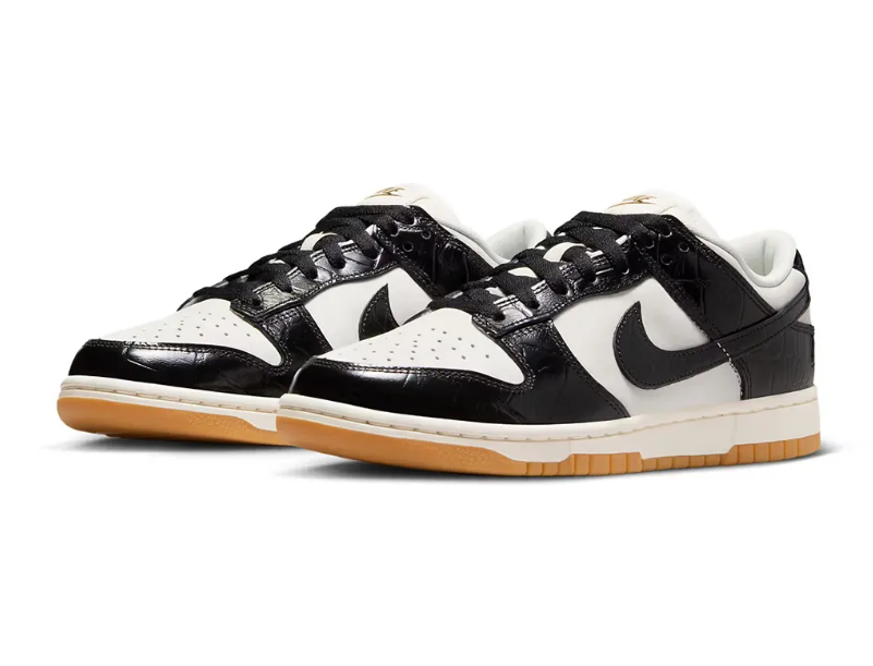 Dunk Low With “Black Croc” Shoes Sneakers