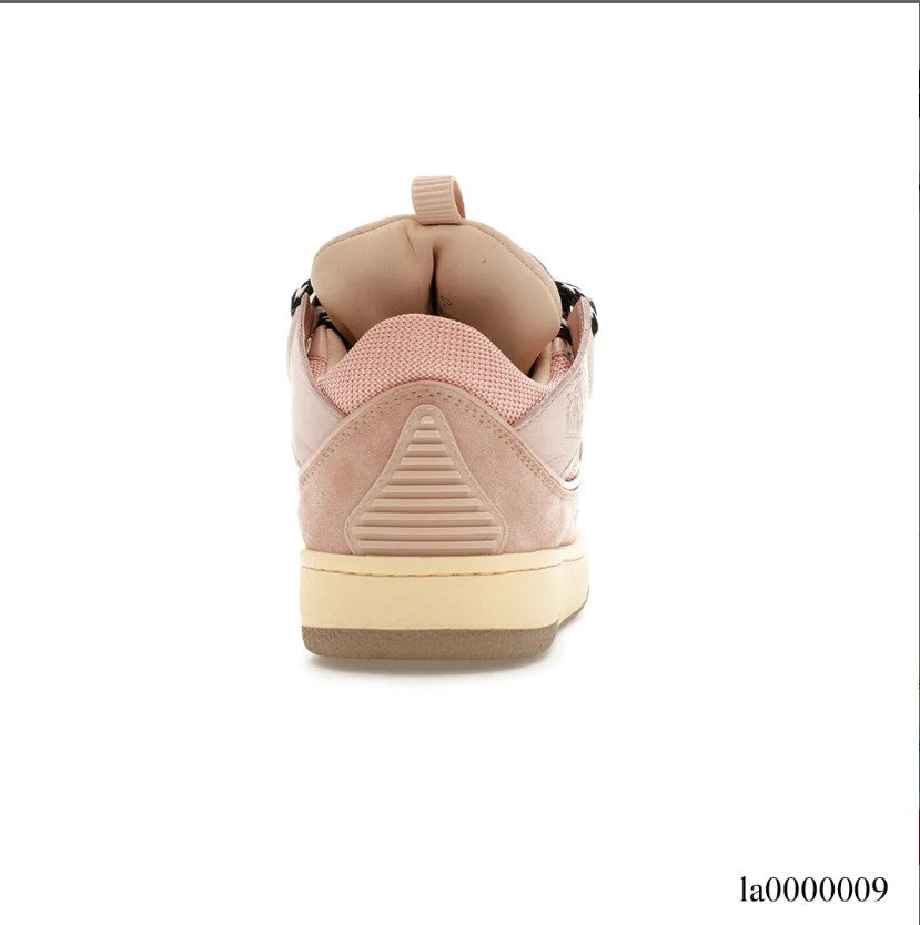 Lanvin Leather Curb Pink Gum Shoes Sneakers – la0000009