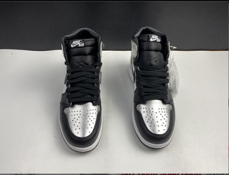 Air Jordan 1 High OG WMNS Silver Toe Shoes Sneakers