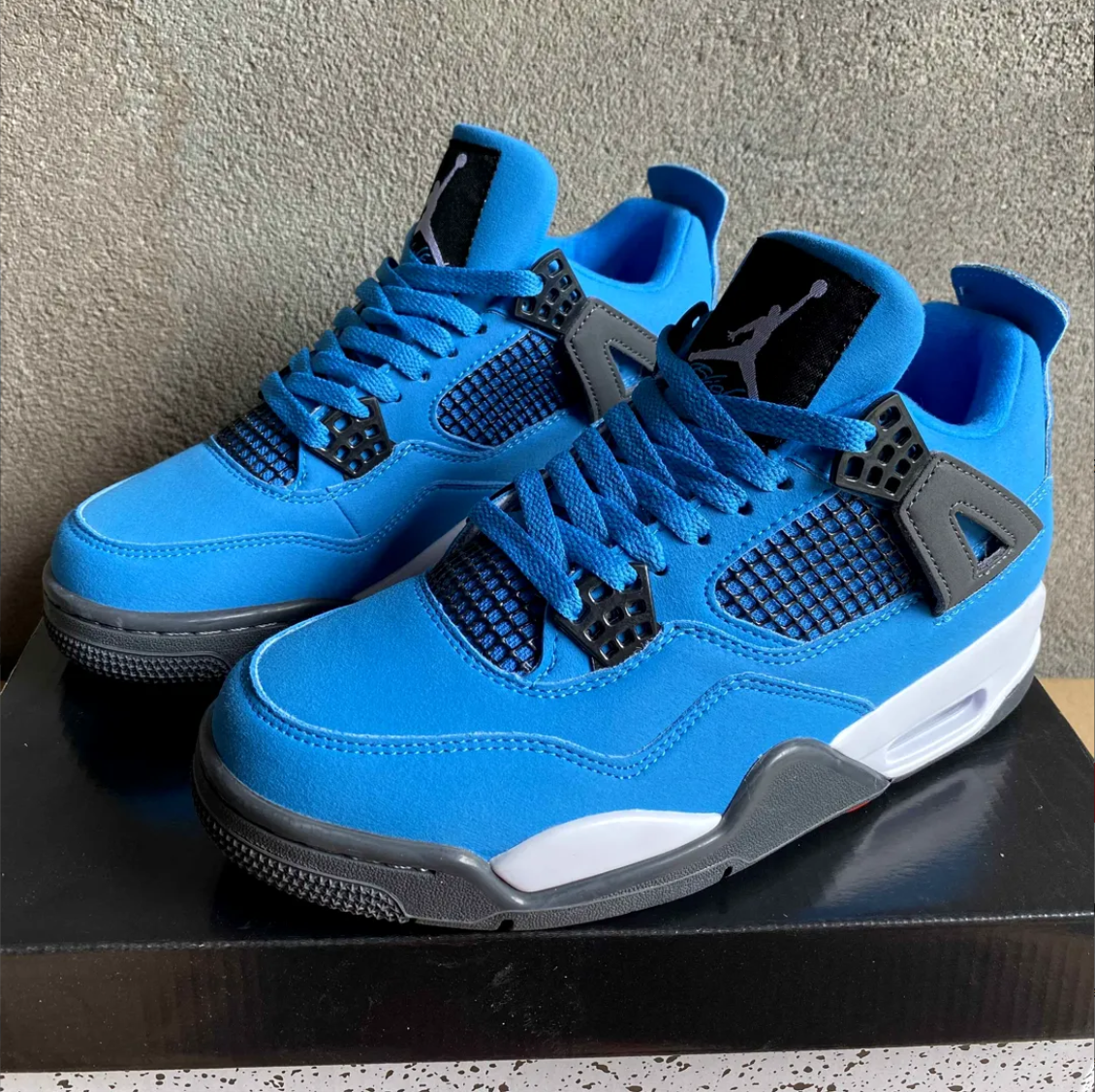 Air Jordan  4 Pure Blue Shoes Sneakers