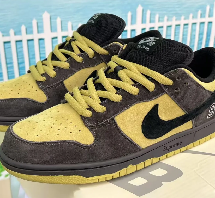 SUP x Dunk Low SB Camper Green Shoes Sneakers