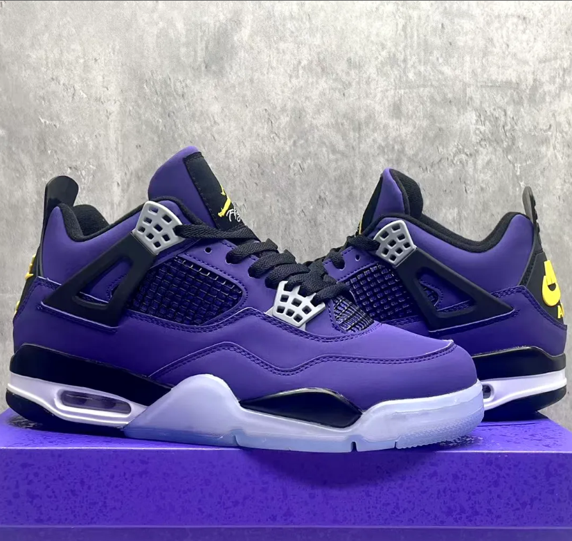 Air Jordan 4 Lakers Shoes Sneakers