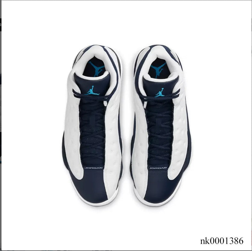 Air Jordan 13 Retro White Obsidian Powder Blue Shoes Sneakers