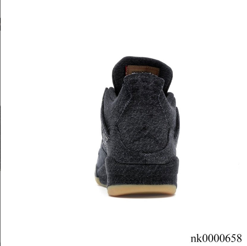 Air Jordan 4 Retro Levi’s Black (Levi’s Tag) Shoes Sneakers