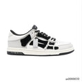 AMIRI Skel Top Low White Light Grey Black Shoes Sneakers