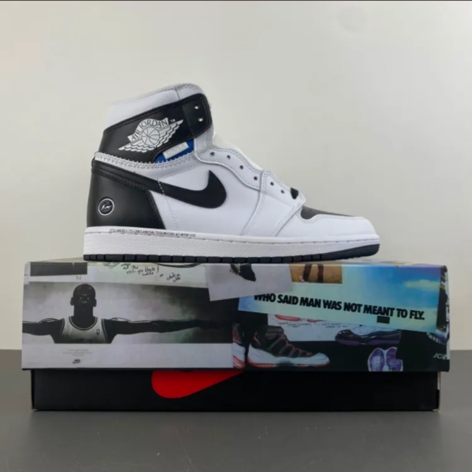 Fragment x Union LA x Air Jordan 1 High OG Black White Shoes Sneakers