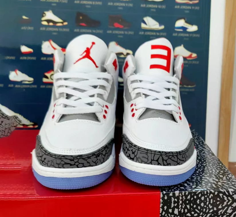 Eminem x AJ 3 Super Bowl PE Shoes Sneakers