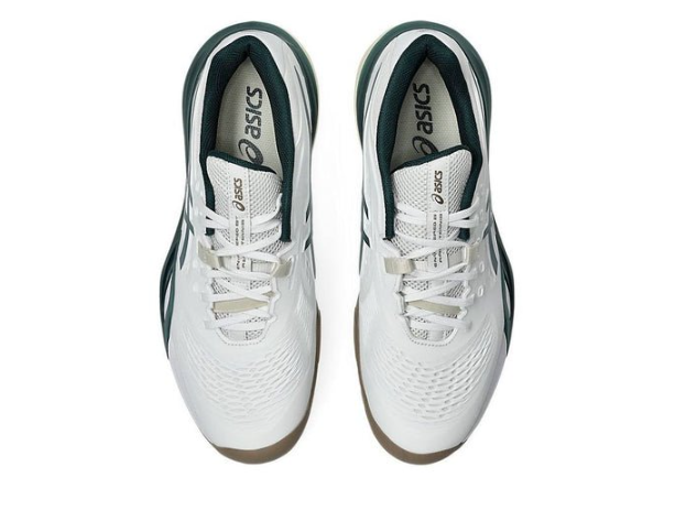 Asics Gel-Resolution X White Saxon Green 1041A481-111