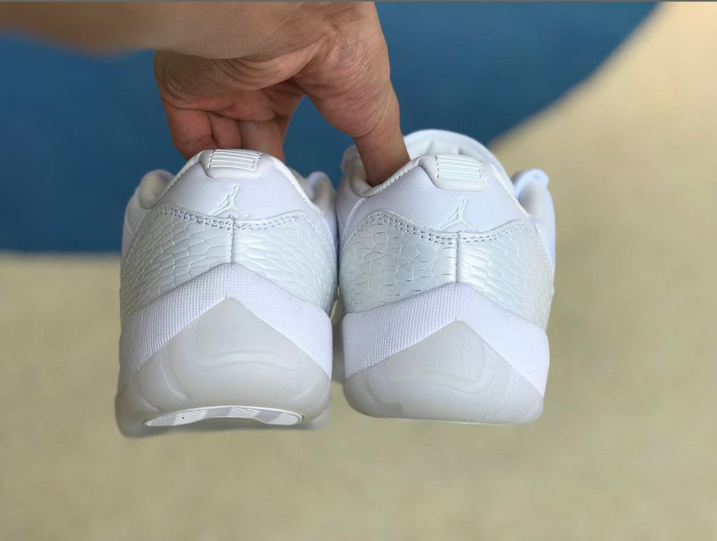 Air Jordan 11 Retro Low Heiress Pure Platinum Shoes Sneakers
