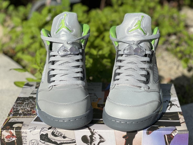 Air Jordan 5 Green Bean Shoes Sneakers