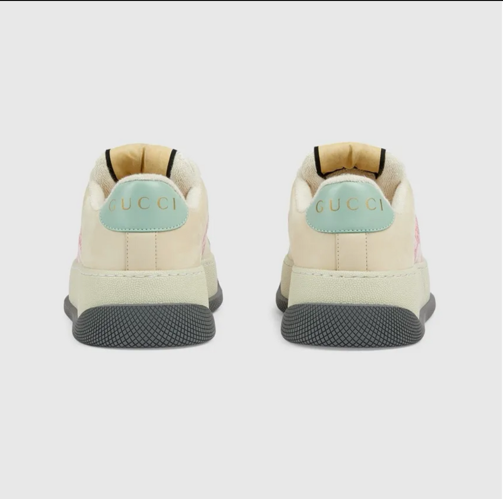 GG Canvas and Leather Shoes Sneakers