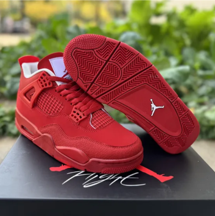 Air Jordan 4 Triple Red Shoes Sneakers
