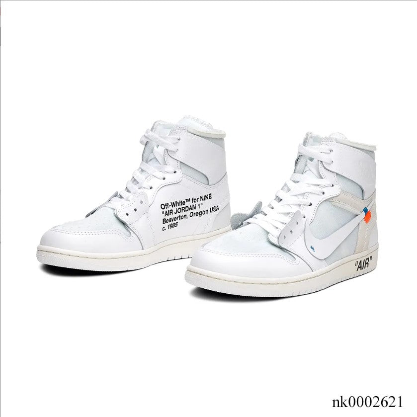 OFF-WHITE x Air Jordan 1 High White Shoes Sneakers