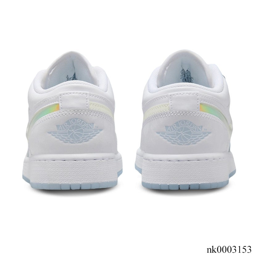 Air Jordan 1 Low Glitter Swoosh Shoes Sneakers